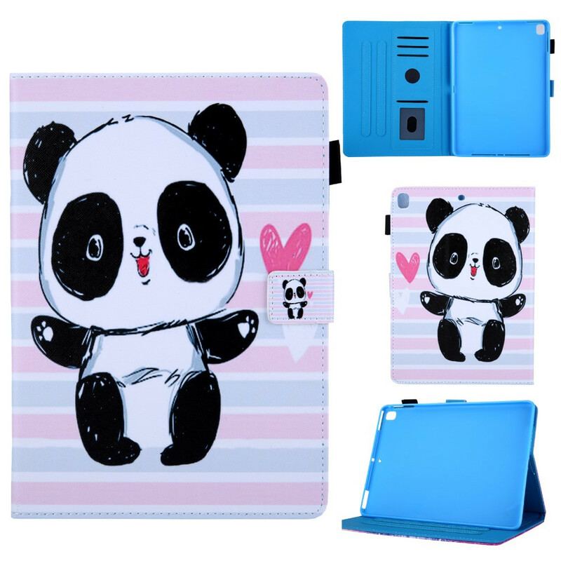 Flip Cover iPad 10.2" (2020) (2019) Panda Kærlighed