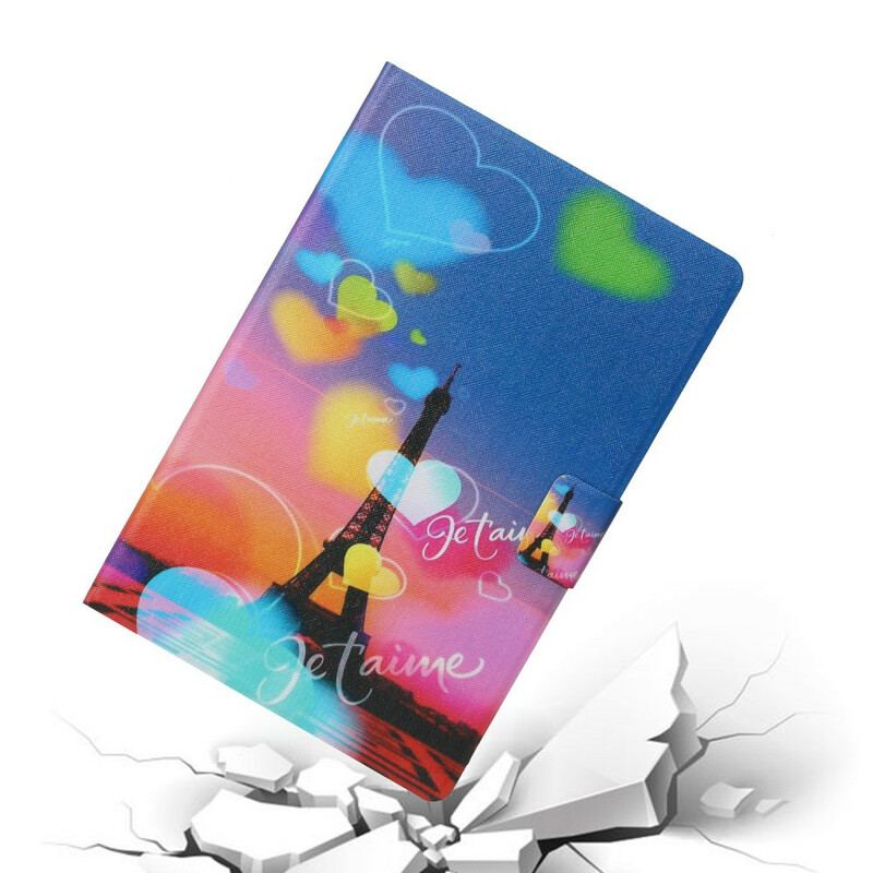 Flip Cover iPad 10.2" (2020) (2019) Paris Jeg Elsker Dig