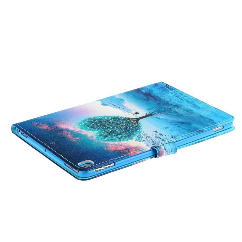 Flip Cover iPad 10.2" (2020) (2019) Træ Hjerte