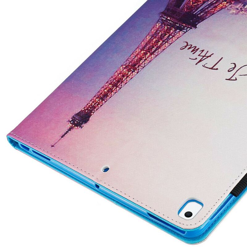 Læder Cover iPad 10.2" (2020) (2019) Paris Jeg Elsker Dig