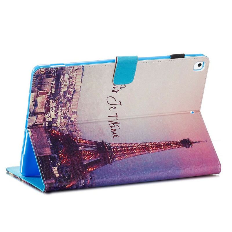 Læder Cover iPad 10.2" (2020) (2019) Paris Jeg Elsker Dig