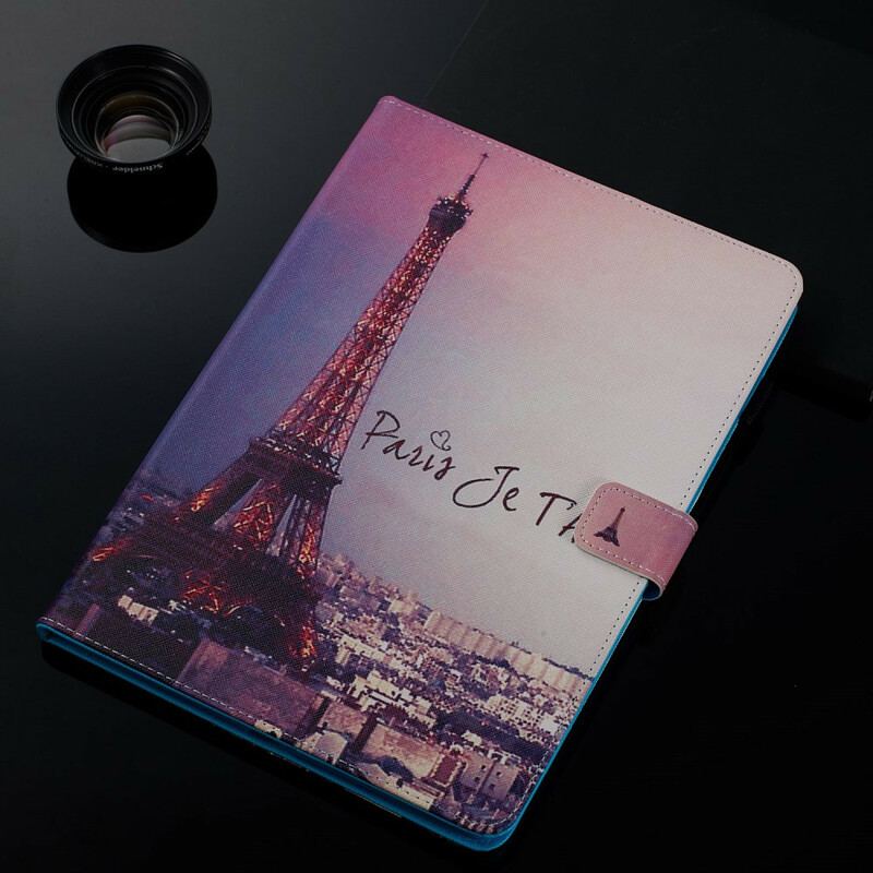 Læder Cover iPad 10.2" (2020) (2019) Paris Jeg Elsker Dig