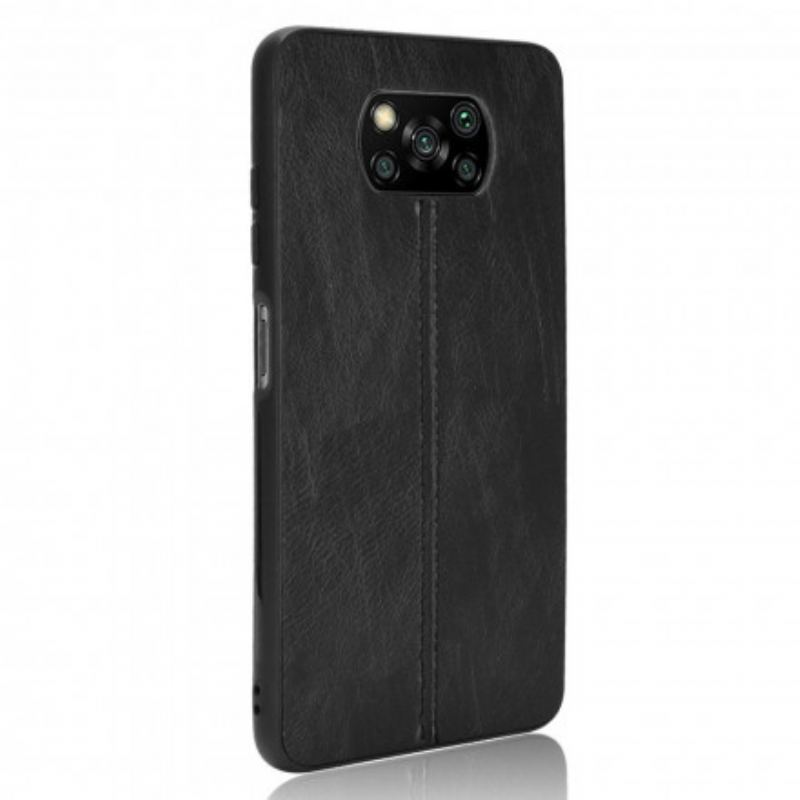 Cover Poco X3 / X3 Pro / X3 NFC Couture Lædereffekt