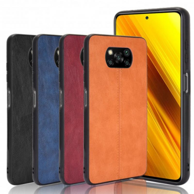 Cover Poco X3 / X3 Pro / X3 NFC Couture Lædereffekt