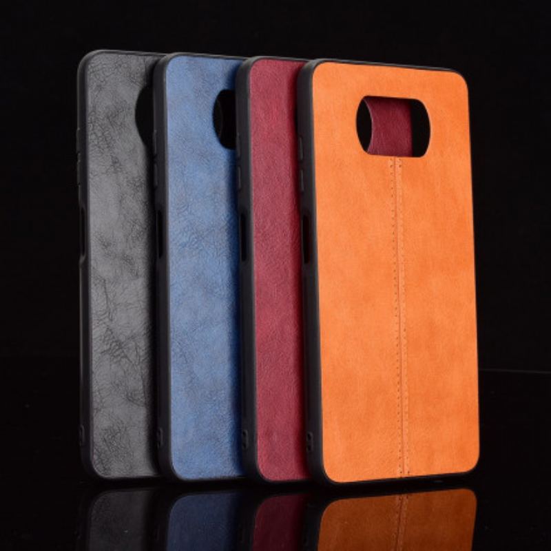 Cover Poco X3 / X3 Pro / X3 NFC Couture Lædereffekt