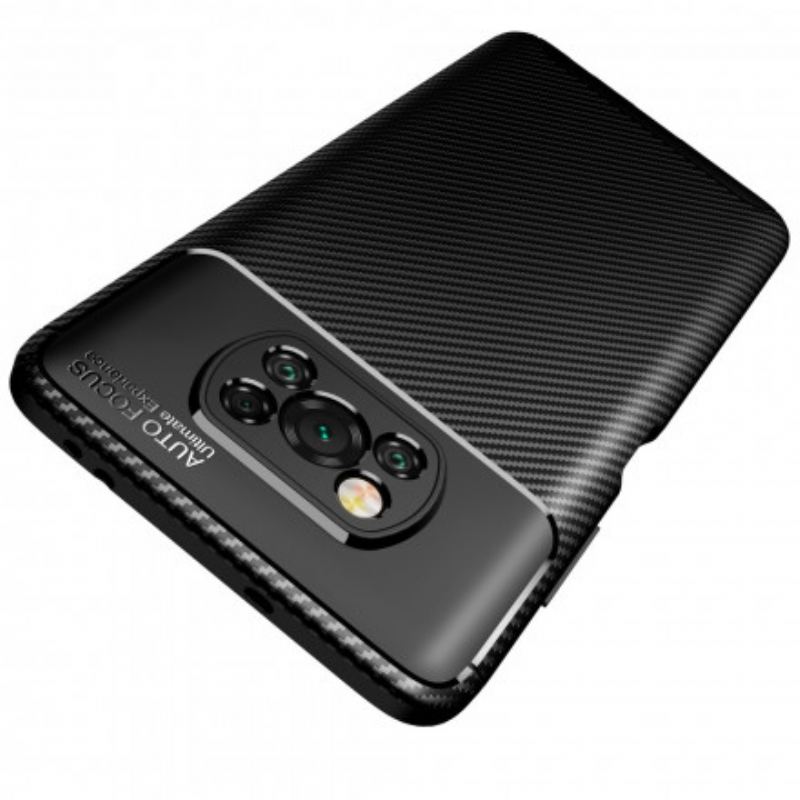 Cover Poco X3 / X3 Pro / X3 NFC Fleksibel Kulfibertekstur