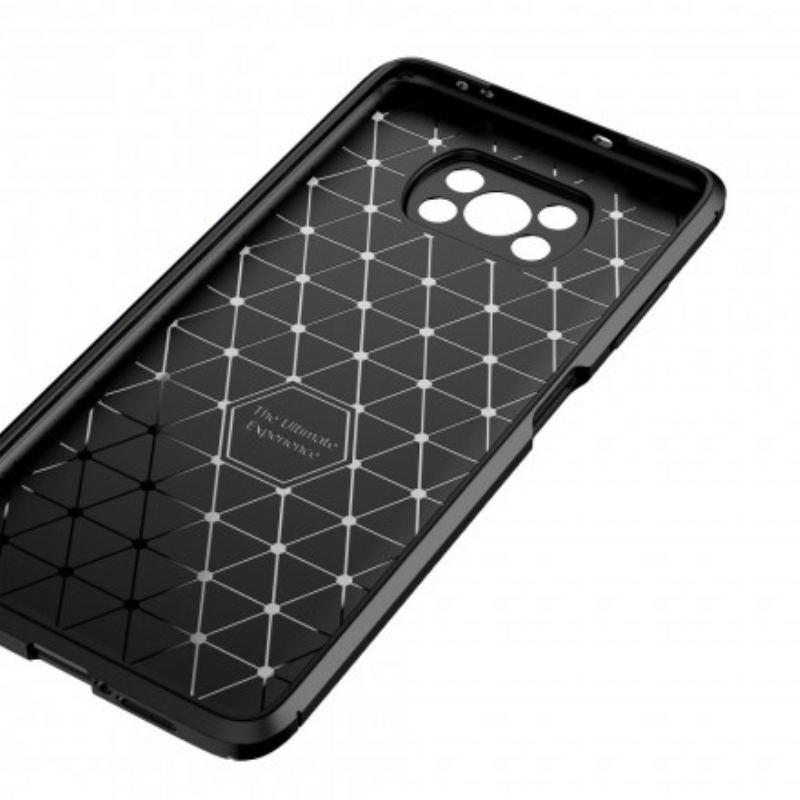 Cover Poco X3 / X3 Pro / X3 NFC Fleksibel Kulfibertekstur