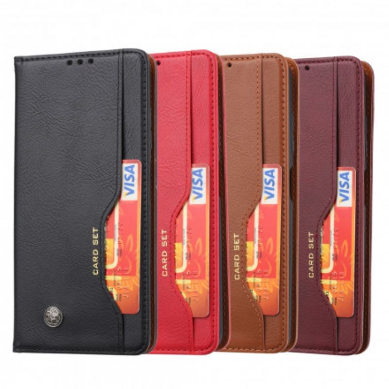 Cover Poco X3 / X3 Pro / X3 NFC Flip Cover Kortholder I Imiteret Læder