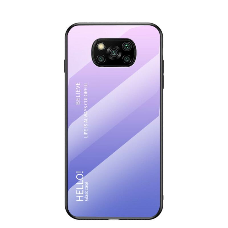 Cover Poco X3 / X3 Pro / X3 NFC Hærdet Glas Hej