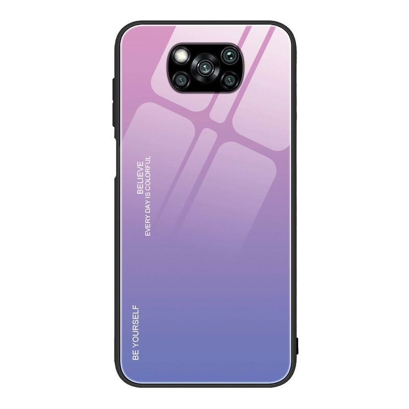 Cover Poco X3 / X3 Pro / X3 NFC Hærdet Glas Vær Dig Selv