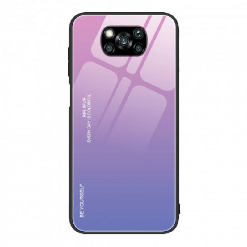 Cover Poco X3 / X3 Pro / X3 NFC Hærdet Glas Vær Dig Selv