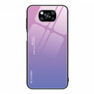 Cover Poco X3 / X3 Pro / X3 NFC Hærdet Glas Vær Dig Selv