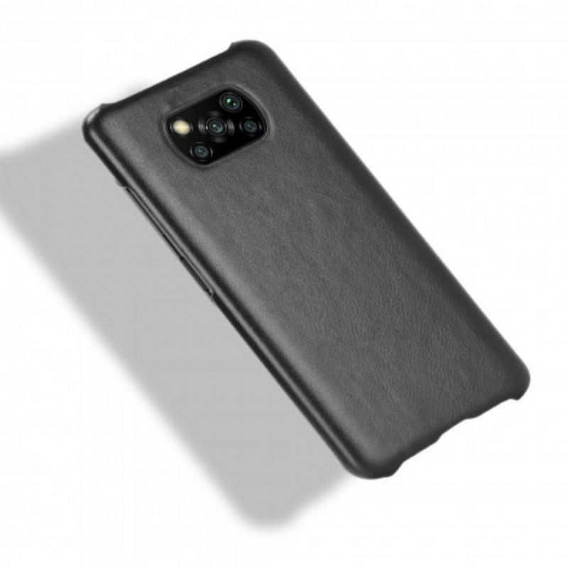 Cover Poco X3 / X3 Pro / X3 NFC Litchi Performance Lædereffekt