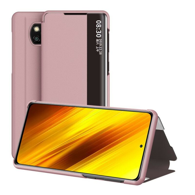 Cover Poco X3 / X3 Pro / X3 NFC Tekstureret Kunstlæder