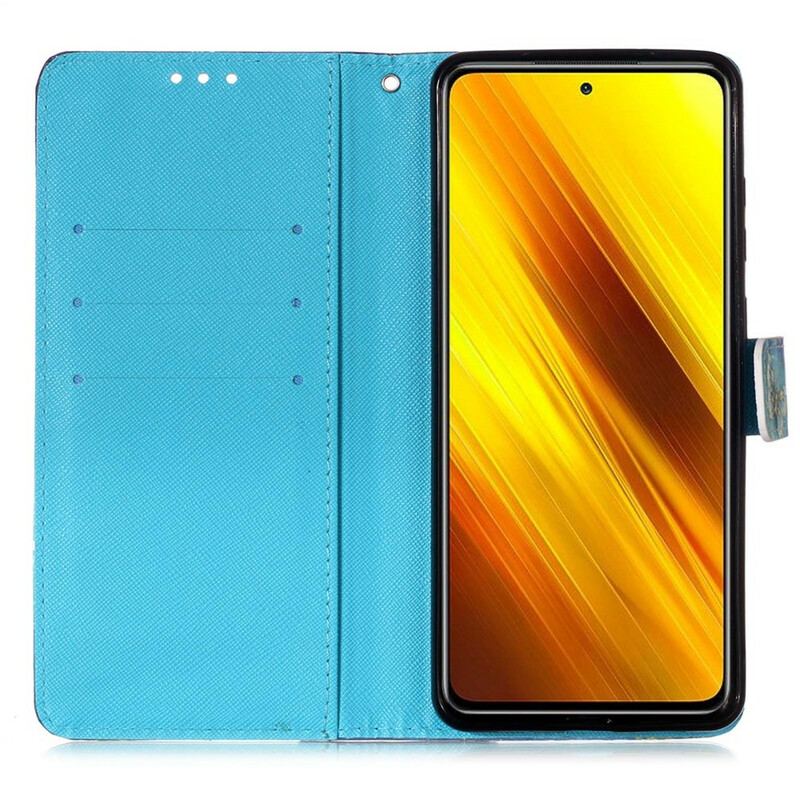 Flip Cover Poco X3 / X3 Pro / X3 NFC Akvarel Drømmefanger