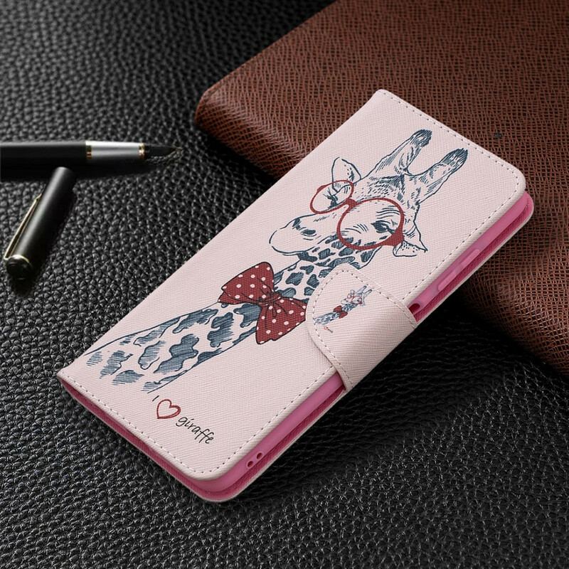 Flip Cover Poco X3 / X3 Pro / X3 NFC Brainy Giraf