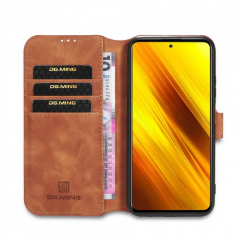 Flip Cover Poco X3 / X3 Pro / X3 NFC Dg.ming Retro