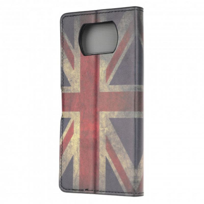 Flip Cover Poco X3 / X3 Pro / X3 NFC England Flag