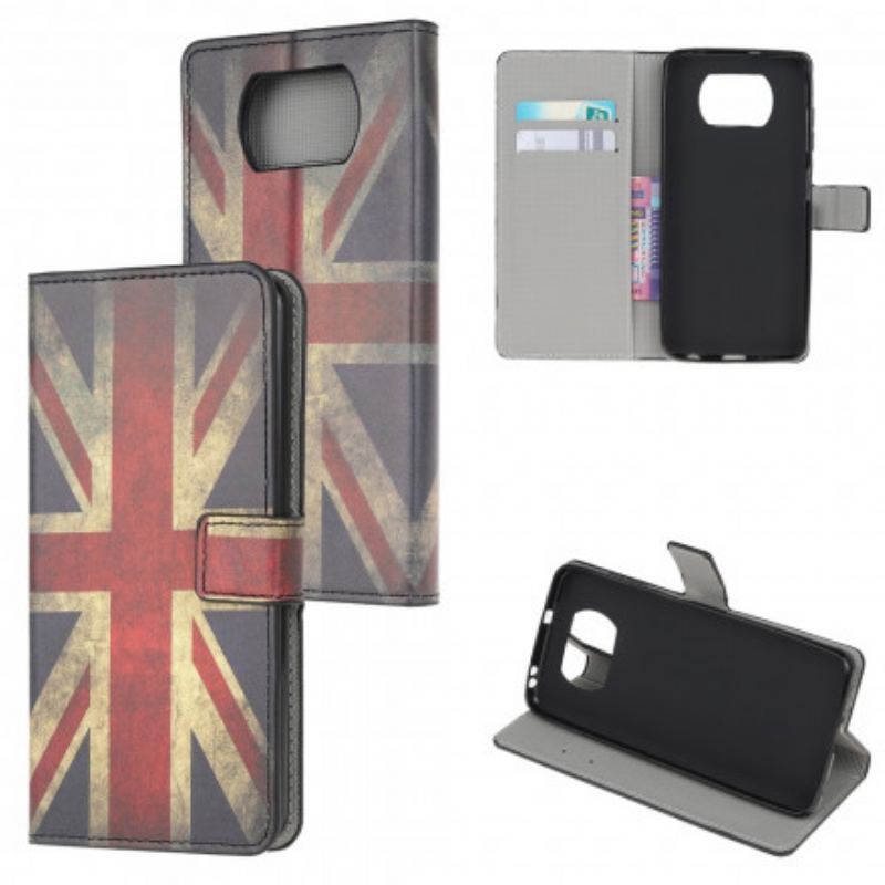 Flip Cover Poco X3 / X3 Pro / X3 NFC England Flag