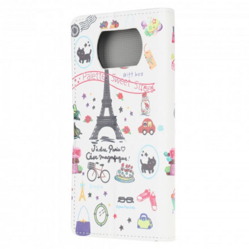 Flip Cover Poco X3 / X3 Pro / X3 NFC Jeg Elsker Paris