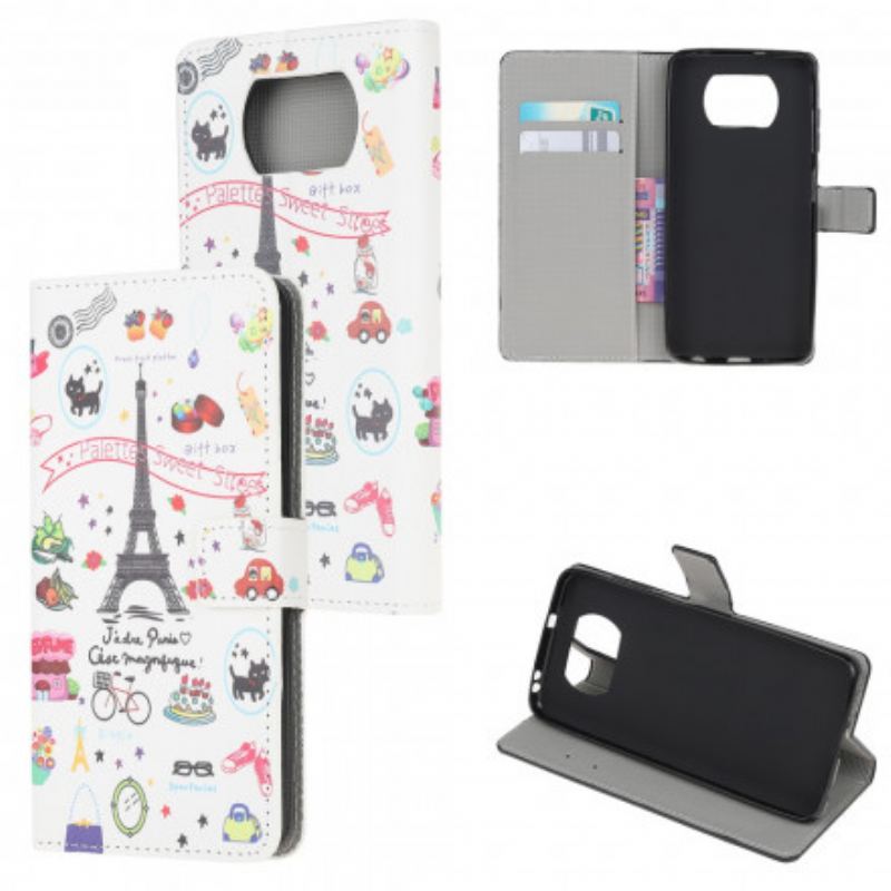 Flip Cover Poco X3 / X3 Pro / X3 NFC Jeg Elsker Paris