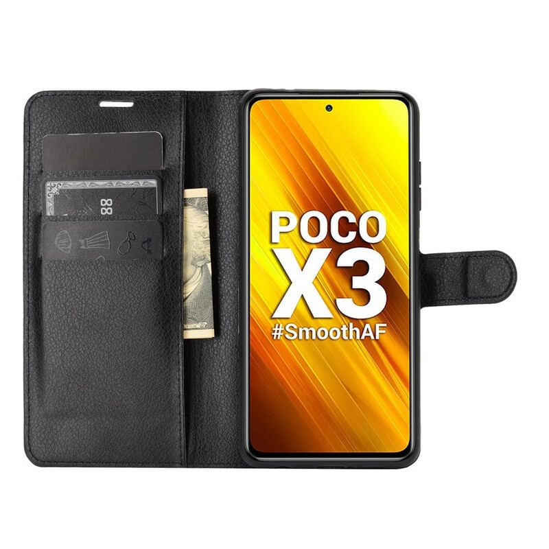 Flip Cover Poco X3 / X3 Pro / X3 NFC Klassisk Kunstlæder