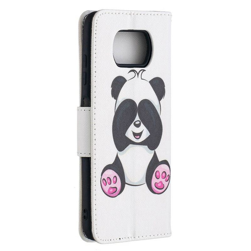 Flip Cover Poco X3 / X3 Pro / X3 NFC Panda Sjov