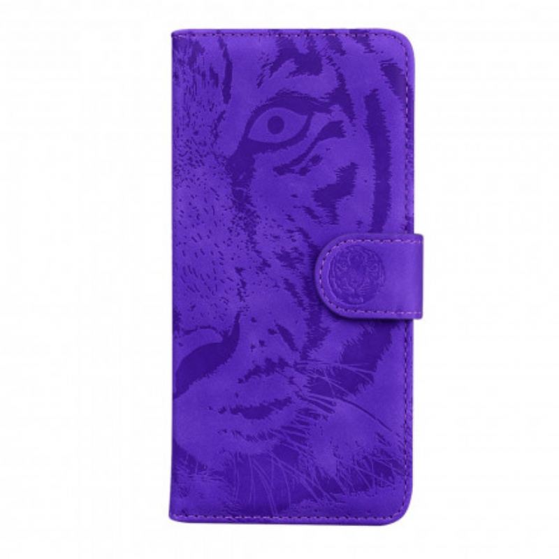 Flip Cover Poco X3 / X3 Pro / X3 NFC Tiger Ansigtsprint