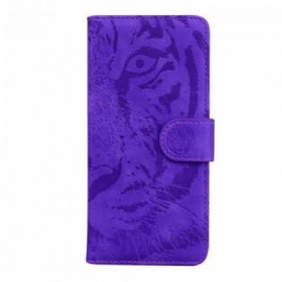 Flip Cover Poco X3 / X3 Pro / X3 NFC Tiger Ansigtsprint