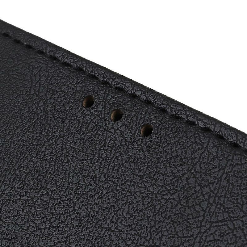 Læder Cover Poco X3 / X3 Pro / X3 NFC Enkel Skinnende Lædereffekt