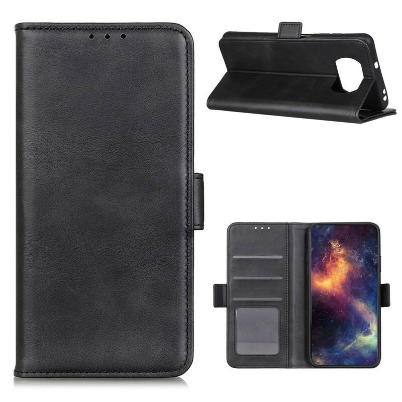 Læder Cover Poco X3 / X3 Pro / X3 NFC Flip Cover Dobbelt Klap