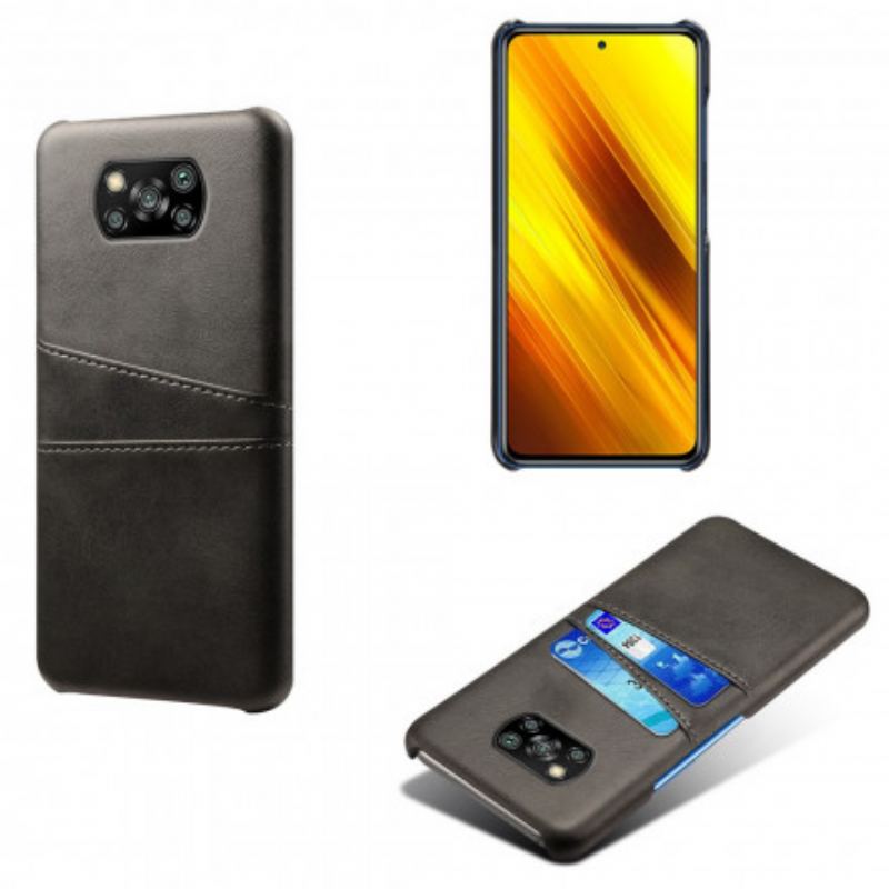 Mobilcover Poco X3 / X3 Pro / X3 NFC Ksq Dobbelt Kortholder