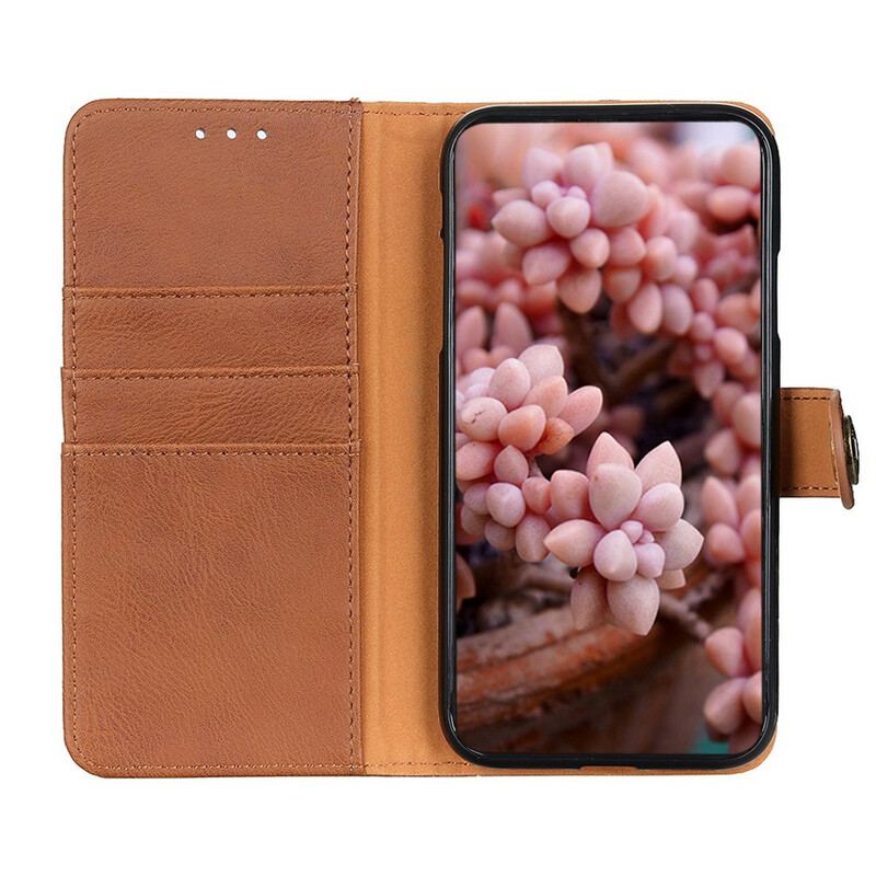 Flip Cover Asus Zenfone 8 Flip Læder Cover Khazneh Flip I Imiteret Læder