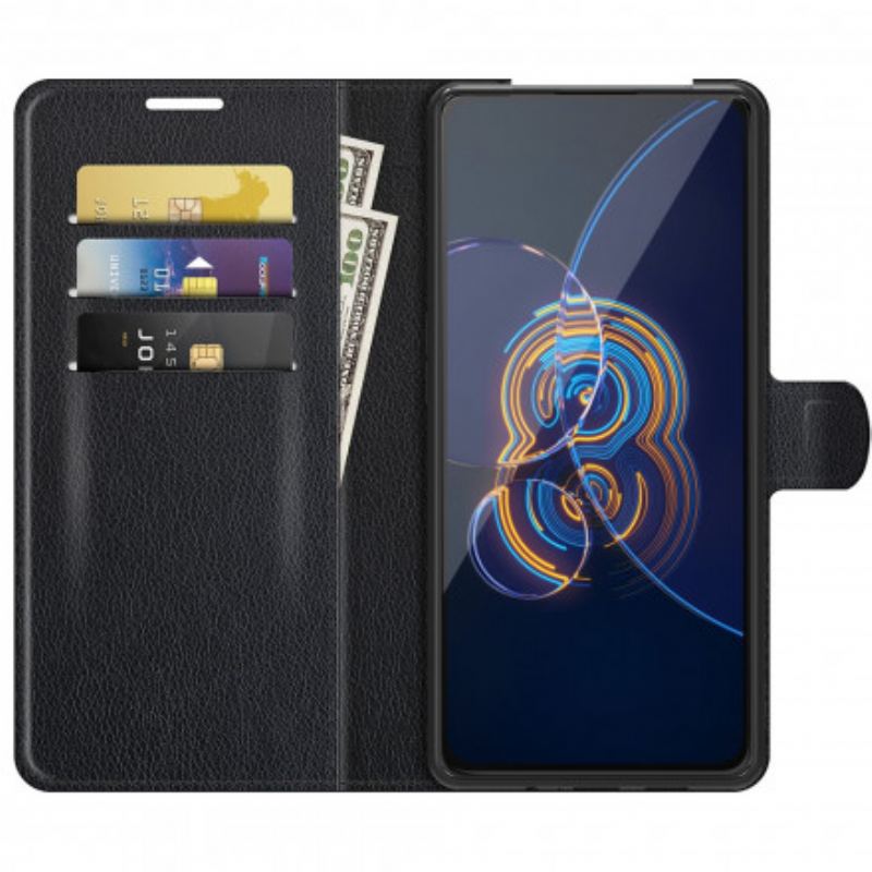 Flip Cover Asus Zenfone 8 Flip Læder Cover Klassisk Kunstlæder