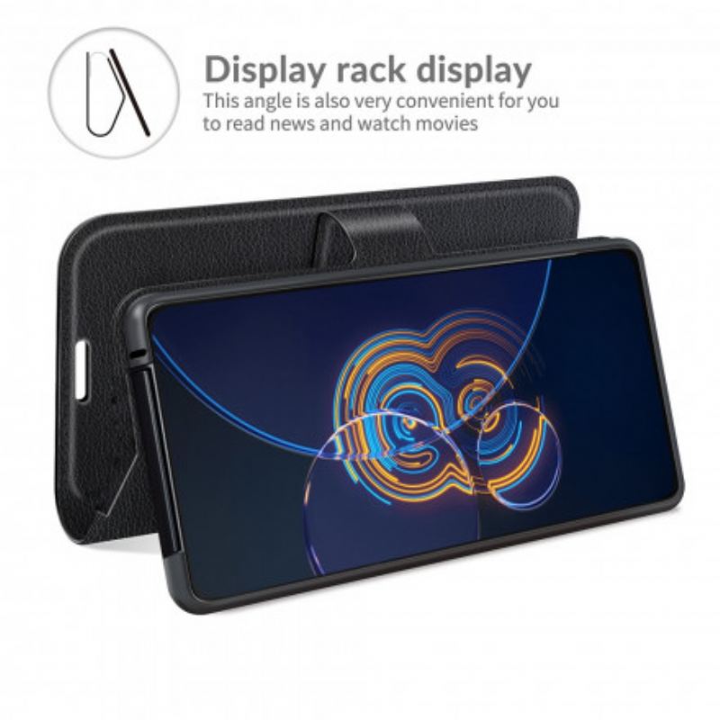 Flip Cover Asus Zenfone 8 Flip Læder Cover Klassisk Kunstlæder