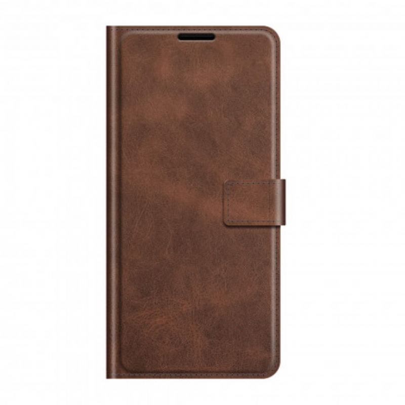 Flip Cover Asus Zenfone 8 Flip Læder Cover Slank Imiteret Læder