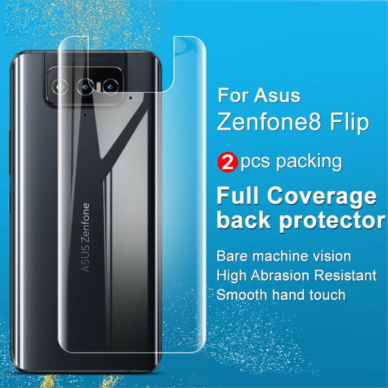 Imak Hydrogel Beskyttelse Til Bagsiden Af Azus Zenfone 8 Flip