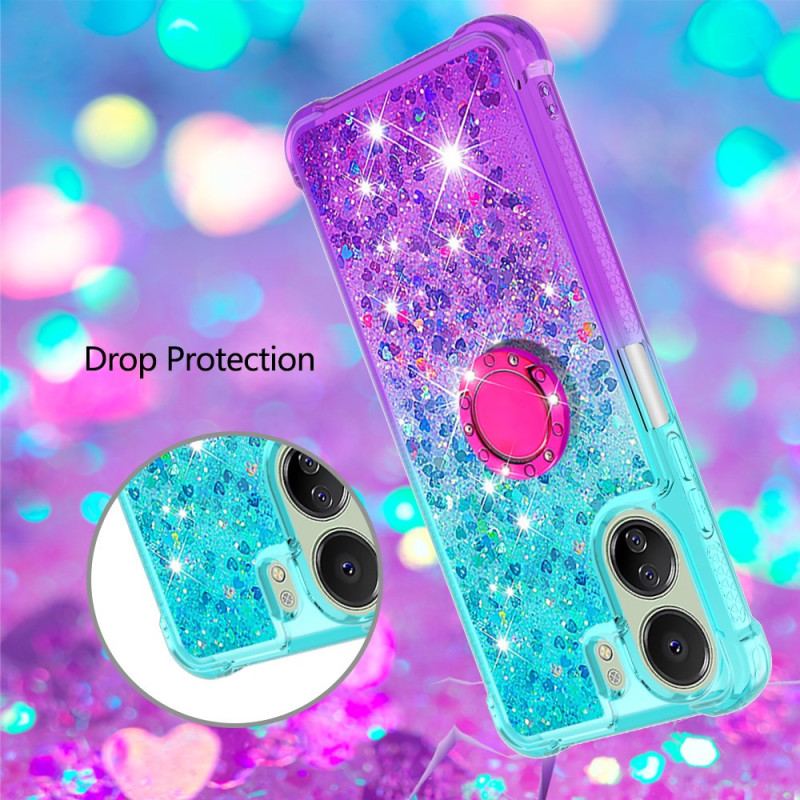 Cover Til Poco C65 Glitter Gradient Support Ring