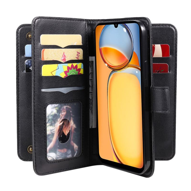 Flip Cover Poco C65 10 Kortholdere