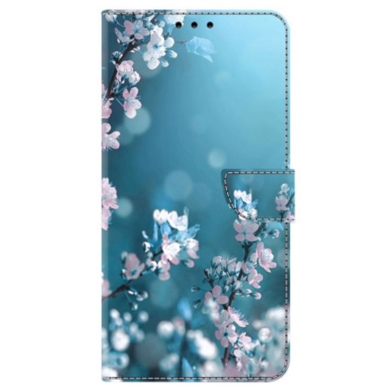 Flip Cover Poco C65 Blommeblomster