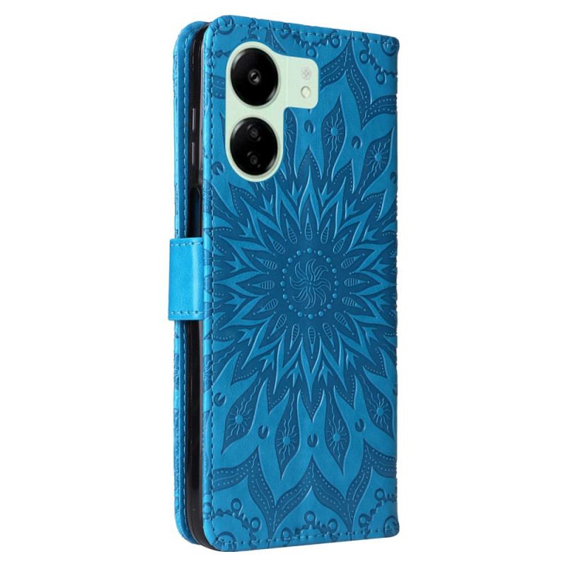 Flip Cover Poco C65 Lys Mandala Med Rem