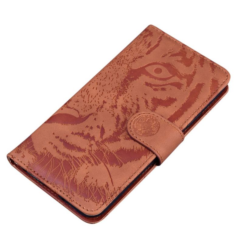 Flip Cover Poco C65 Tiger Footprint