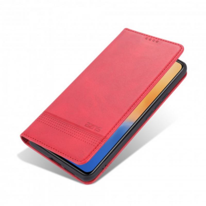 Cover Vivo X60 Pro Flip Cover Azns Læderstyling