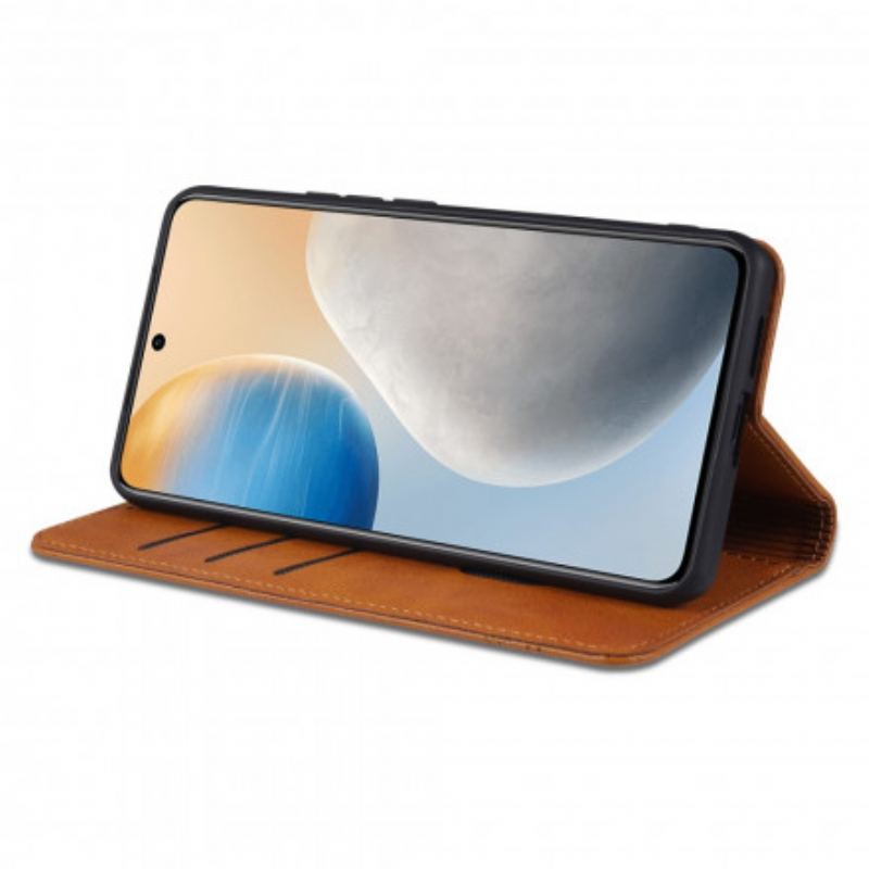 Cover Vivo X60 Pro Flip Cover Azns Læderstyling