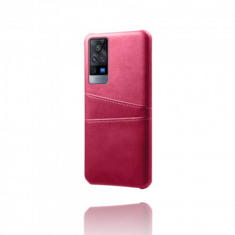 Cover Vivo X60 Pro Ksq Dobbelt Kortholder