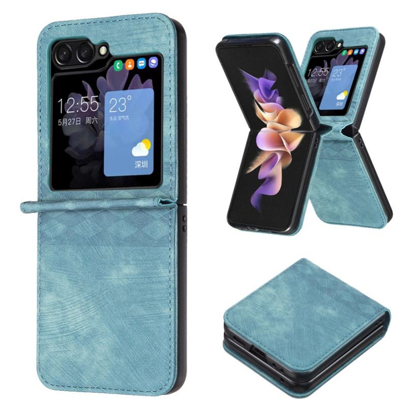 Cover Samsung Galaxy Z Flip 6 Kunstlæderfrise