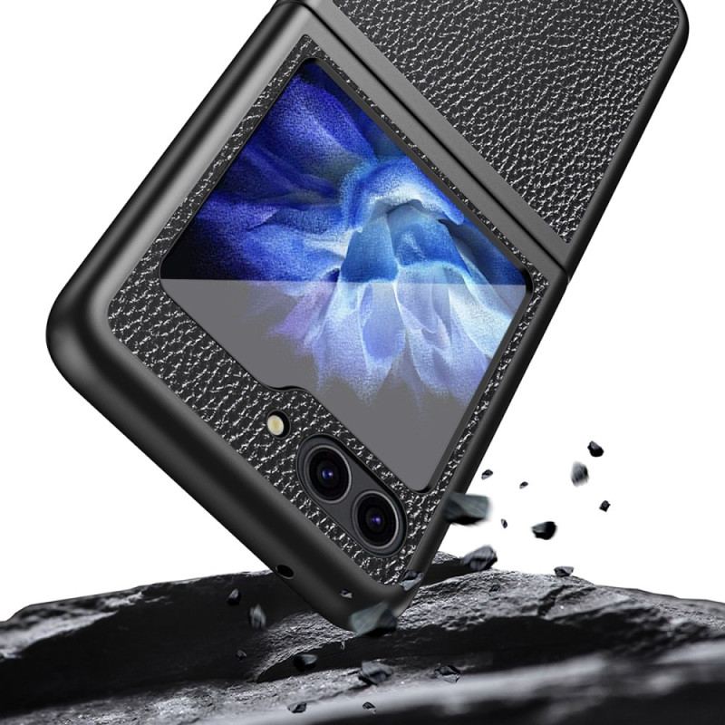 Cover Samsung Galaxy Z Flip 6 Litchi Kunstlæder