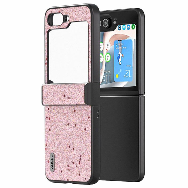 Cover Samsung Galaxy Z Flip 6 Telefon Etui Glitrende Overflade Abeel