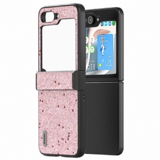 Cover Samsung Galaxy Z Flip 6 Telefon Etui Glitrende Overflade Abeel