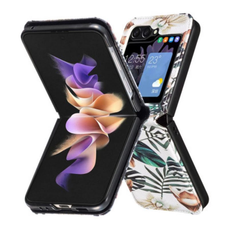 Cover Til Samsung Galaxy Z Flip 6 Blade Og Blomster